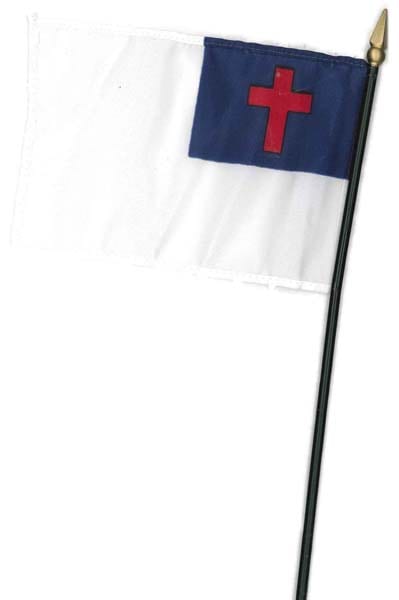 4" x 6" Christian Flag from Accelerated Christian Education