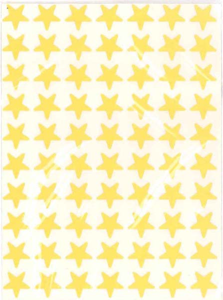 Yellow Star Stickers (280) from Accelerated Christian Education