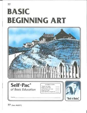 Beginning Art Unit 7 (Pace 79) from Accelerated Christian Education