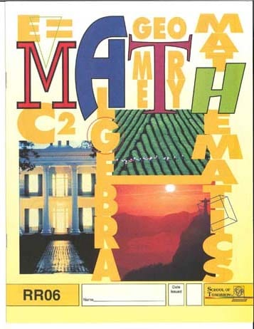 Reading Readiness Math Pace 10 from Accelerated Christian Education