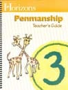 Horizons 3rd Grade Penmanship Teacher's Guide from Alpha Omega Publications
