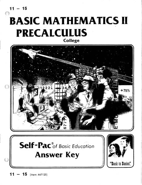Precalculus Solution Key 16-20