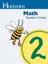 Horizons 2nd Grade Math Teacher's Guide from Alpha Omega Publications