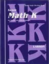 Math K Homeschool Student's Meeting Book 1st Edition from Saxon Math