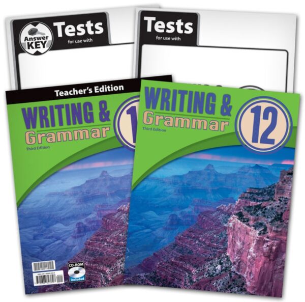 12th Grade Writing and Grammar Textbook Kit, 3rd Edition from BJU Press