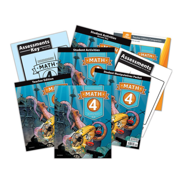 4th Grade Math Textbook Kit, 4th Edition from BJU Press