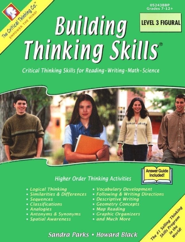Building Thinking Skills: Level 3 Figural, Grades 7-12+, from The Critical Thinking Company