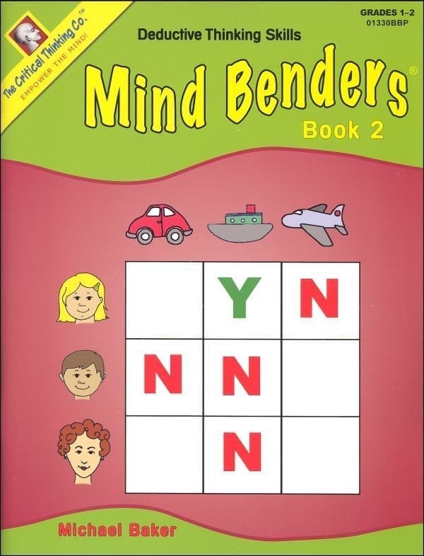 Mind Benders Level 2, Grades 1-2, from The Critical Thinking Company