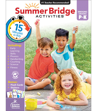 Summer Bridge Activities Grades PreK-K from Carson-Dellosa Workbook Curriculum Express