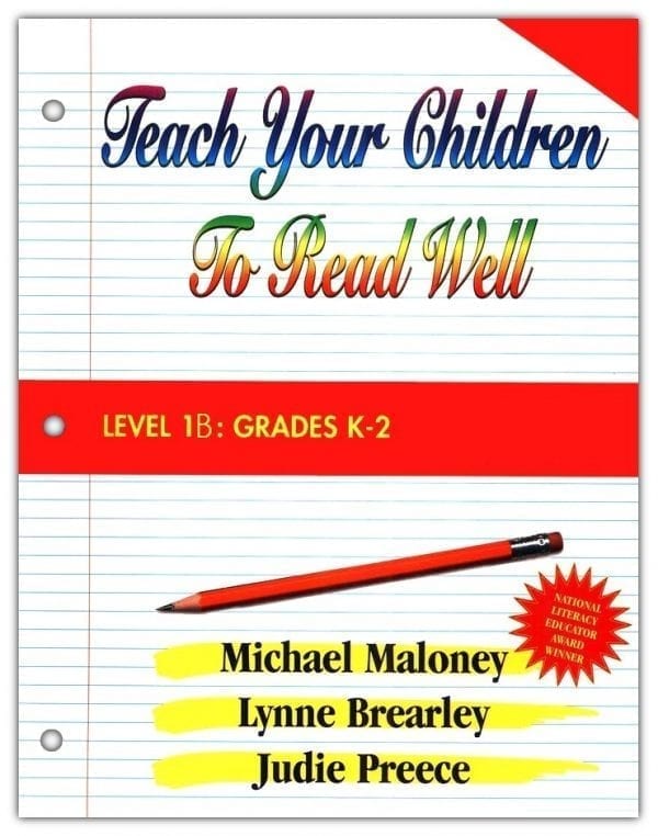 1B: Grade K-2 Instructor's Manual from Teach Your Children to Read Well Press
