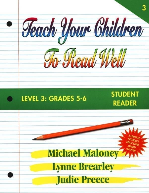 Level 3: Grades 5-6 Student Reader from Teach Your Children To Read Well Press