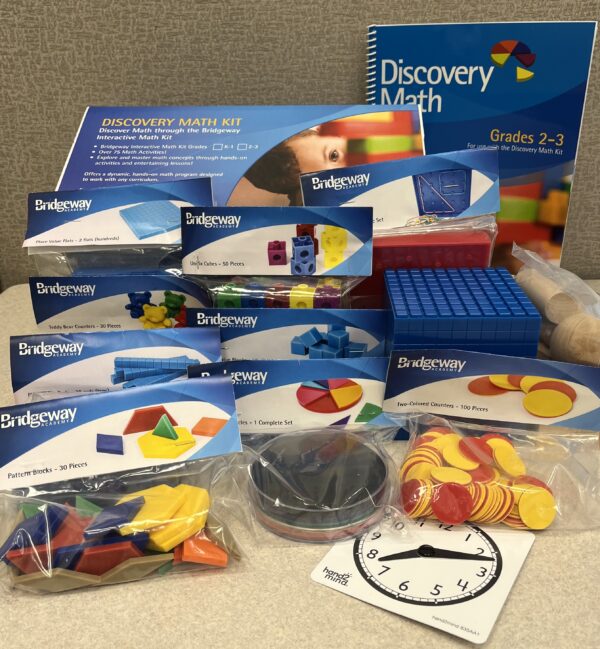 Discovery Math Manipulative Kit and Guidebook: Grades 2/3 from Bridgeway Hands-on Curriculum Express