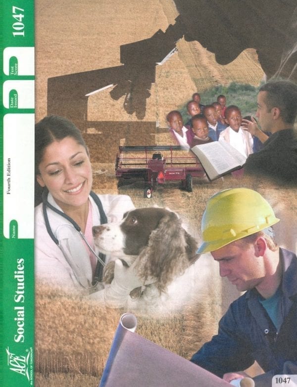 4th Grade Social Studies Pace 1047 by Accelerated Christian Education ACE Workbook Curriculum Express