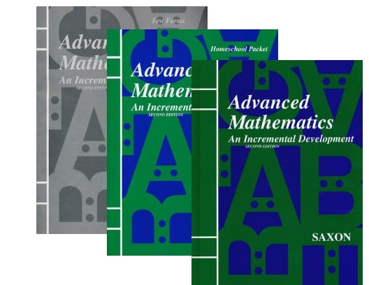 Advanced Mathematics Homeschool Kit Second Edition from Saxon Math Full Year Curriculum Express