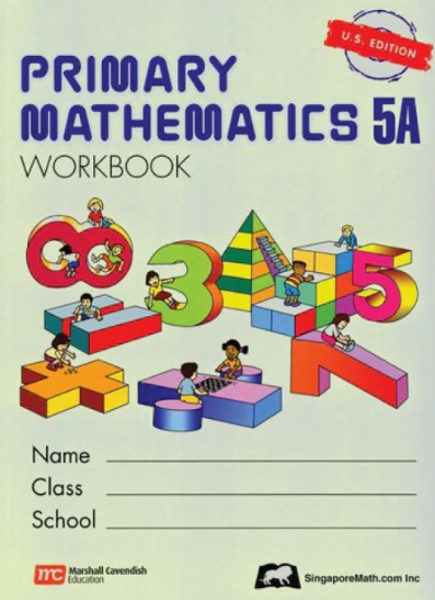 Primary Math Workbook 5A US Edition by Singapore Math