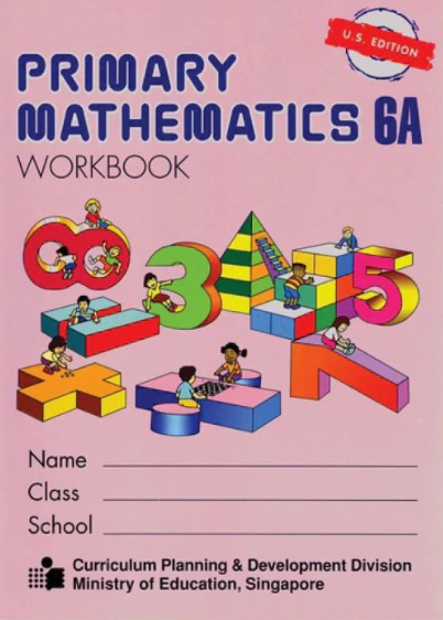 Primary Math Workbook 6A US Edition by Singapore Math