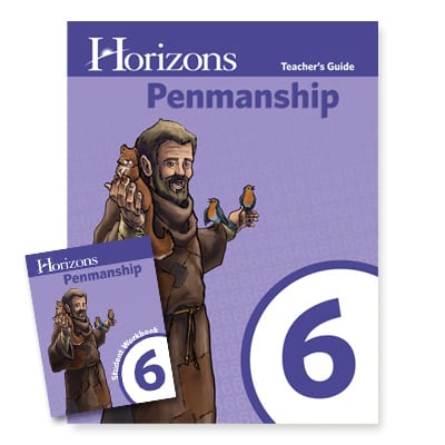 Horizons 6th Grade Penmanship Set from Alpha Omega Publications