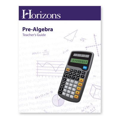 Horizons Pre-Algebra Teacher's Guide from Alpha Omega Publications