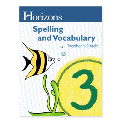 Horizons 3rd Grade Spelling & Vocabulary Teacher's Guide from Alpha Omega Publications