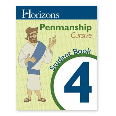 Horizons 4th Grade Penmanship Student Book from Alpha Omega Publications