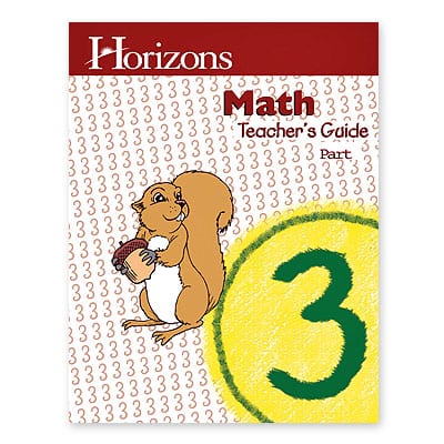 Horizons 3rd Grade Math Teacher's Guide from Alpha Omega Publications