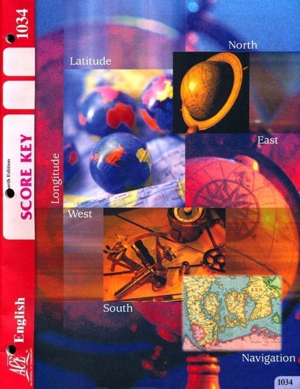 3rd Grade English Answer Key 1034 by Accelerated Christian Education ACE