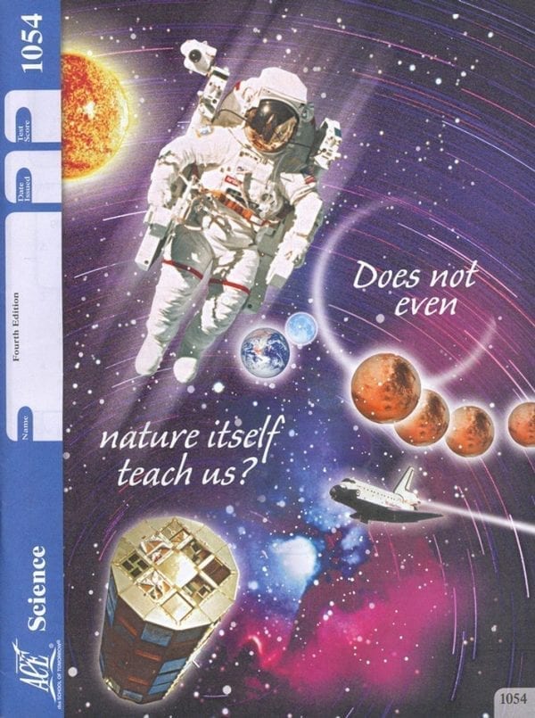 5th Grade Science Pace 1054 by Accelerated Christian Education ACE 6 of 12 Curriculum Express