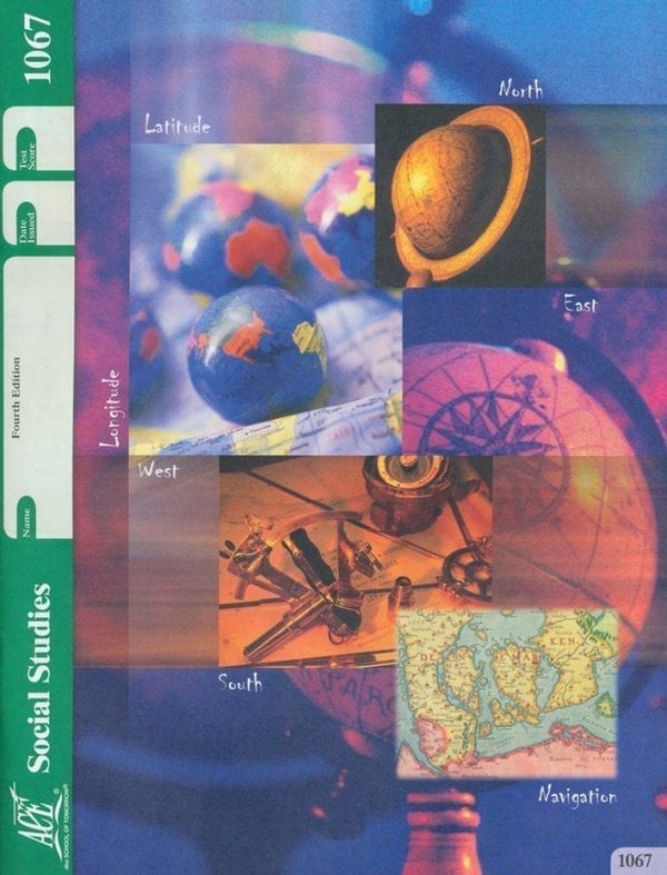 6th Grade Social Studies Pace 1067 by Accelerated Christian Education ACE