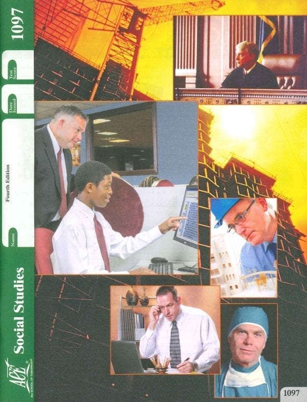 World Geography (Pace 1097) from Accelerated Christian Education ACE 1 of 12 Curriculum Express