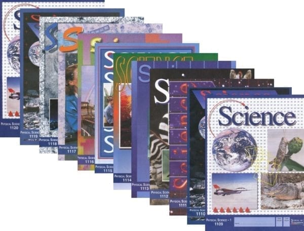 10th Grade Physical Science Pace Set (High School) from Accelerated Christian Education ACE Workbook Curriculum Express
