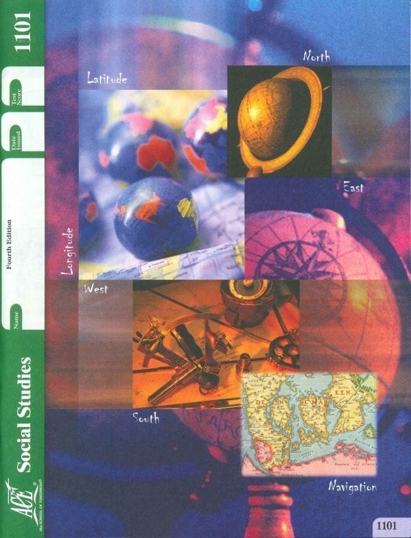 World Geography (Pace 1101) from Accelerated Christian Education ACE 5 of 12 Curriculum Express