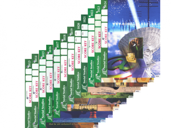 2nd Grade Social Studies Answer Key Set by Accelerated Christian Education ACE