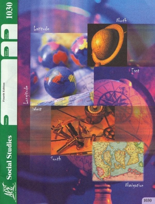 3rd Grade Social Studies Pace 1030 by Accelerated Christian Education ACE