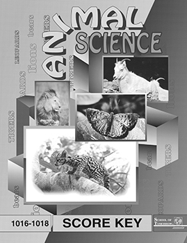 2nd Grade Animal Science Answer Key 1016-1018 by Accelerated Christian Education ACE 2 of 4 Curriculum Express