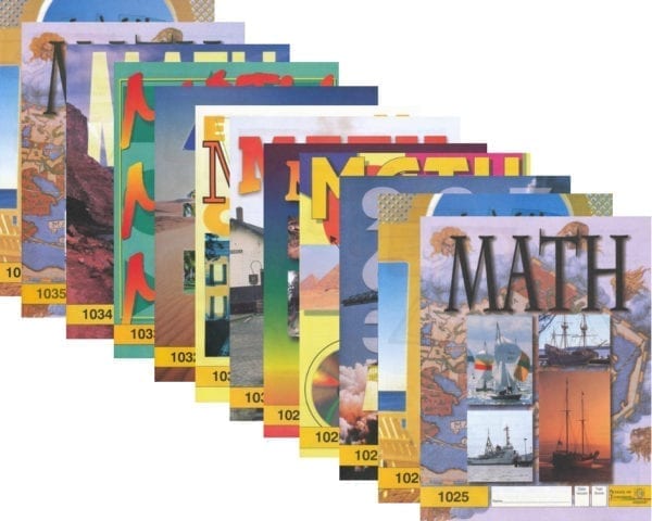 3rd Grade Math Complete Set by Accelerated Christian Education ACE Accelerated Christian Education ACE Curriculum Express