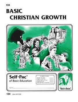 Christian Growth Unit 2 (Pace 134) from Accelerated Christian Education ACE