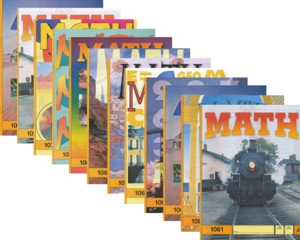 6th Grade Math Complete Set by Accelerated Christian Education ACE Accelerated Christian Education ACE Curriculum Express