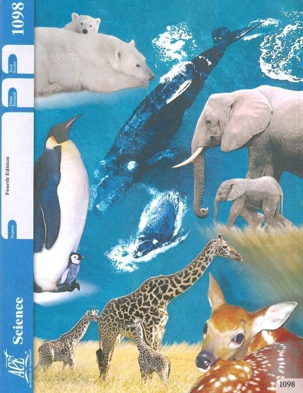 Biology Pace 1098 (4th Edition) from Accelerated Christian Education ACE 2 of 12 Curriculum Express