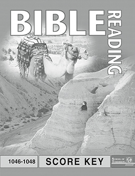 4th Grade Bible Reading Answer Key 1046-1048 by Accelerated Christian Education ACE 4 of 4 Curriculum Express
