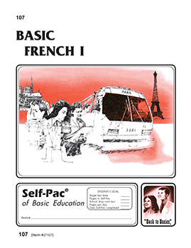 High School French I Pace 107 by Accelerated Christian Education ACE Workbook Curriculum Express