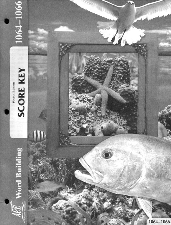 6th Grade Word Building Answer Key 1064-1066 by Accelerated Christian Education ACE