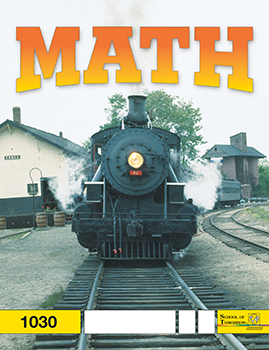 3rd Grade Math Pace 1030 by Accelerated Christian Education ACE Workbook Curriculum Express