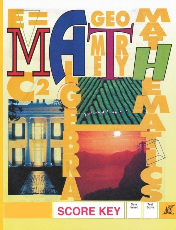 1st Grade Math Answer Key 1012 by Accelerated Christian Education