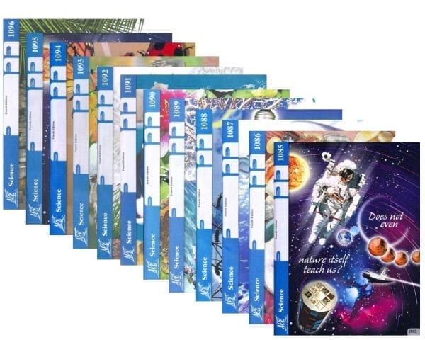 8th Grade Science Pace Set from Accelerated Christian Education ACE Workbook Curriculum Express