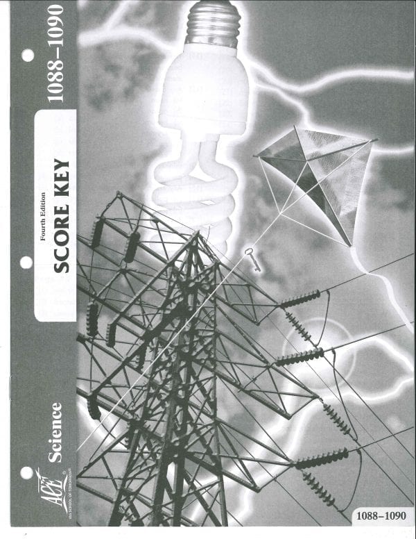 8th Grade Science Answer Key 1088-1090 by Accelerated Christian Education ACE