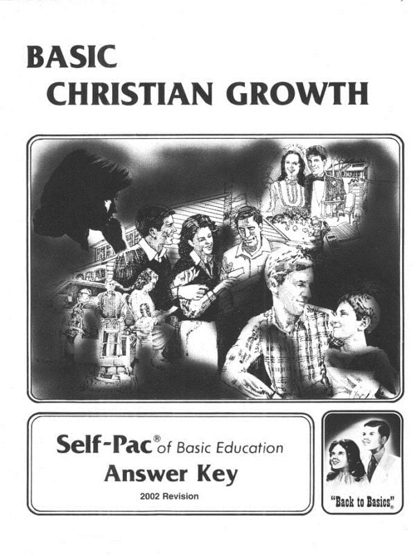 Christian Growth Key 133-138 from Accelerated Christian Education ACE Accelerated Christian Education ACE Curriculum Express