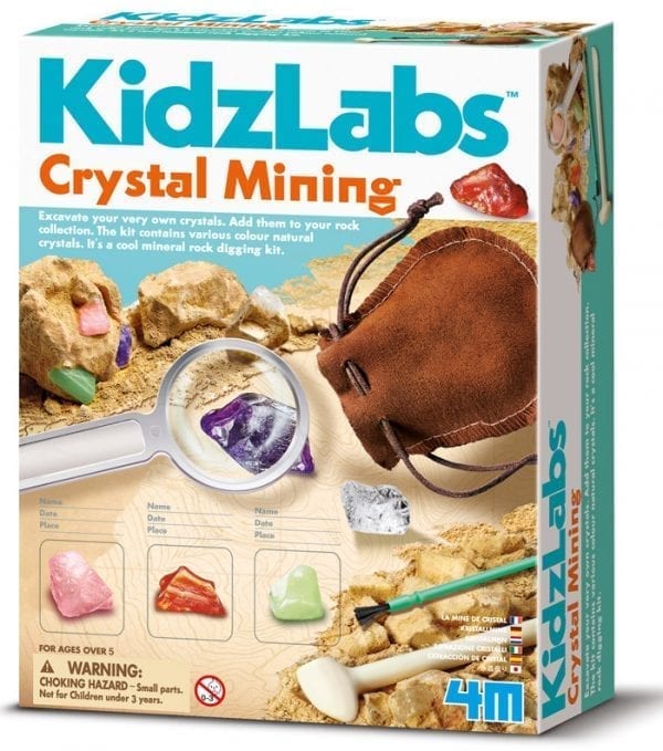 KidzLabs Crystal Mining Kit Games Curriculum Express