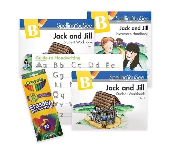 Level B: Jack and Jill Universal Set from Spelling You See English Curriculum Express