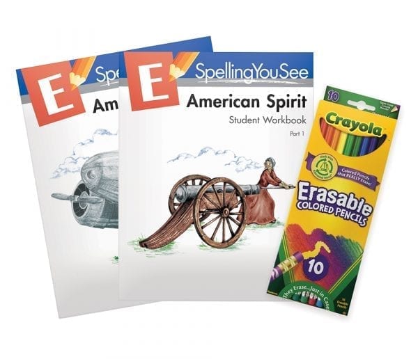Level E: American Spirit Student Pack from Spelling you See Spelling You See Curriculum Express