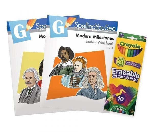 Level G: Modern Milestones Student Pack from Spelling You See Spelling You See Curriculum Express